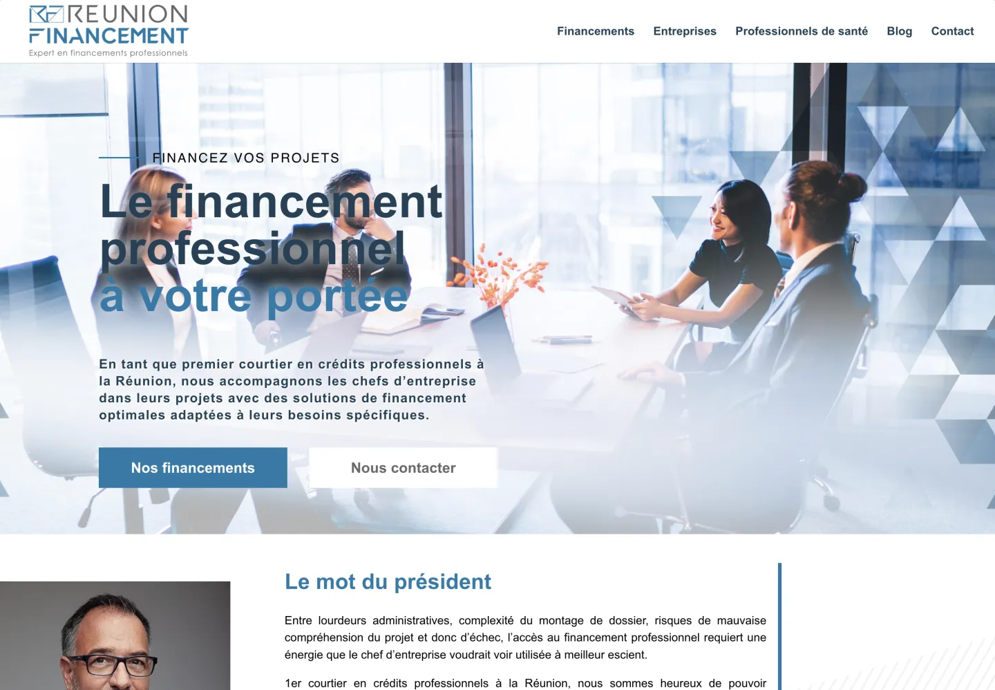 Réunion Financement
