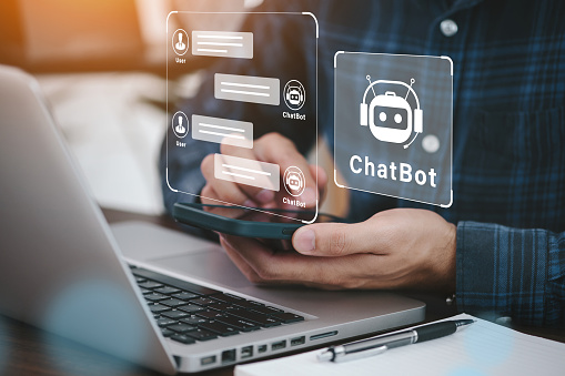 chatbot, sites web, conversation, relation client