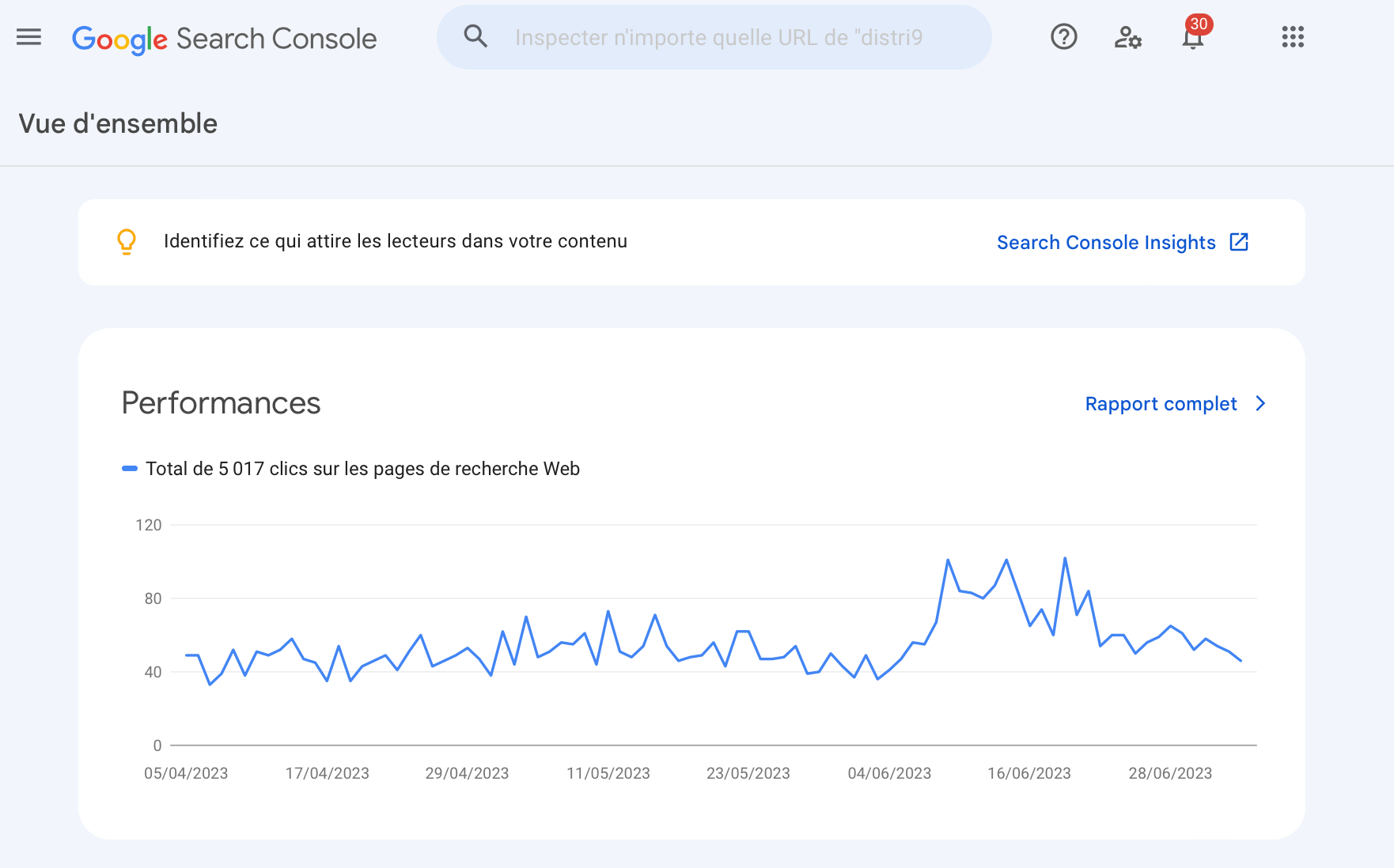 google search console