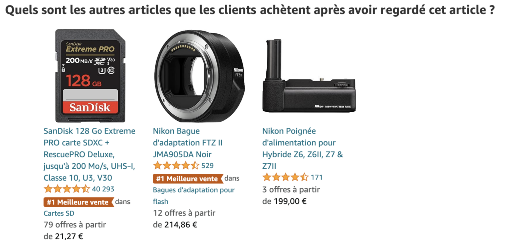 Ventes croisées e-commerce 