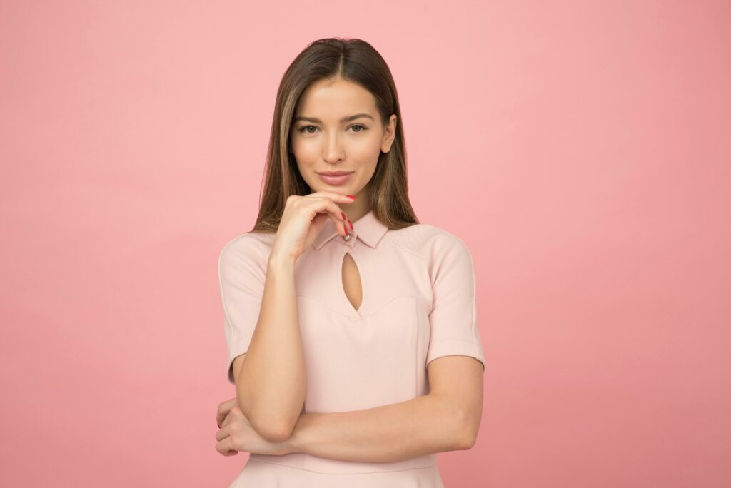 a woman posing for a picture