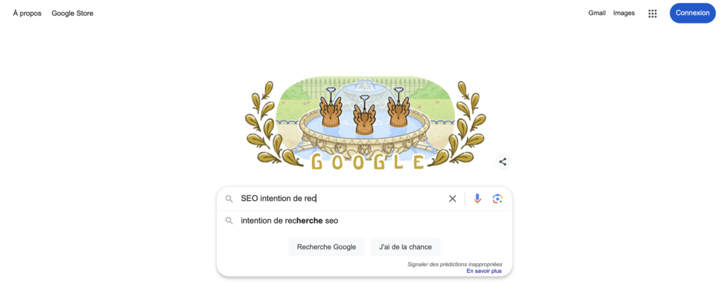 a screenshot of a google search engine