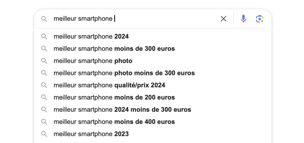 a screenshot of a phone list